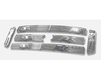 05-06 Excursion Honey Comb Style, 05-06 F-250 Honey Comb Style APS Bolt-Over Grilles - Aluminum Symbolic