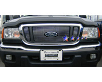 04-06 Ranger FX4 Bar Style (Excluding Edge) APS Bolt-Over Grilles - Aluminum w/ Logo Opening