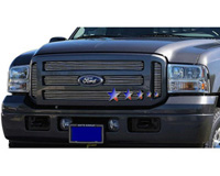 05-06 Excursion w/o Side Honey Comb, 05-06 F-250 w/o Side Honey Comb APS Bolt-Over Grilles - Aluminum