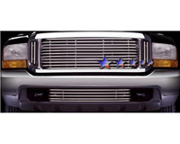 00-04 Excursion, 99-04 F-250 APS Bolt-Over Grilles - Tubular Stainless Steel Center