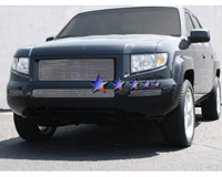 05-06 Ridgeline APS Cut-Out Grilles - Aluminum Side Bumper Grille 