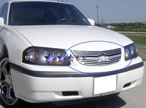 00-05 Impala APS Polished Aluminum Main Upper Grille