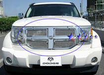 07-10 Nitro APS Chrome Stainless Steel Main Upper Grille