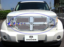 07-10 Nitro APS Chrome Stainless Steel Main Upper Grille
