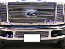 08-10 F-250 Super Duty APS Polished Aluminum Main Upper Grille