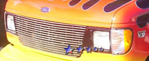 92-06 Econoline Van 15 Bars APS Polished Aluminum Main Upper Grille