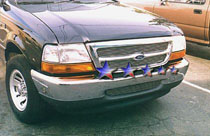 98-00 Ranger APS Polished Aluminum Lower Bumper Grille