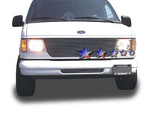 92-06 Econoline Van 22 Bars APS Polished Aluminum Main Upper Grille