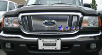 04-05 Ranger FX4 Bar Only (Not For Ranger Edge, Logo Show) APS Polished Aluminum Main Upper Grille