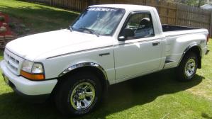 1993-2005 Ford Ranger Long Style APS Stainless Steel Front and Rear Wheel Arches Fender Trim