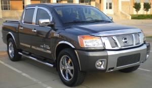 2004-2010 Nissan Titan No Tool Box APS Stainless Steel Front and Rear Wheel Arches Fender Trim
