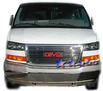 03-05 Savana APS Polished Aluminum Main Upper Grille