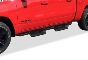 2019-2025 Ram 1500 Crew Cab (Excl. APS Stainless Steel with 6061 Aluminum Step Pad Both Sides Nerf Bar ST
