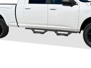 2010-2024 Dodge Ram 2500/3500 Mega Cab APS Stainless Steel with 6061 Aluminum Step Pad Both Sides Nerf Bar M3