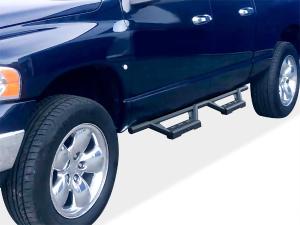 2002-2008 Dodge Ram 1500 Quad Cab APS Stainless Steel with 6061 Aluminum Step Pad Both Sides Nerf Bar M3