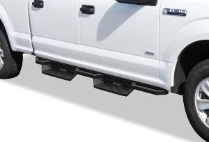 2015-2025 Ford F-150 SuperCrew Cab APS Stainless Steel with 6061 Aluminum Step Pad Both Sides Nerf Bar ST