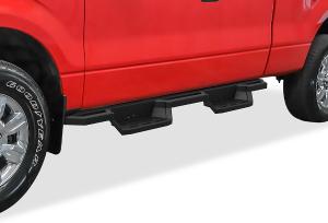 2009-2014 Ford F-150 SuperCab APS Stainless Steel with 6061 Aluminum Step Pad Both Sides Nerf Bar ST