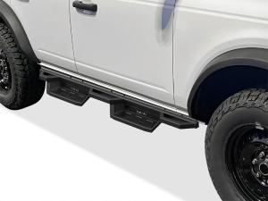 2021-2025 Ford Bronco 4 Door APS Stainless Steel with 6061 Aluminum Step Pad Both Sides Nerf Bar ST