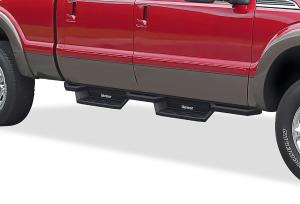 1999-2016 Ford F-250/F-350/F-450/F-550 Super Duty Crew Cab APS Stainless Steel with 6061 Aluminum Step Pad Both Sides Nerf Bar ST