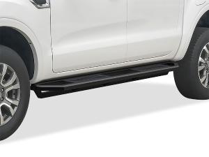 2019-2023 Ford Ranger SuperCrew Cab| 4-Door APS Stainless Steel with 6061 Aluminum Step Pad Both Sides Truck Armor