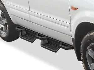 2003-2008 Honda Pilot APS Stainless Steel with 6061 Aluminum Step Pad Both Sides Nerf Bar ST