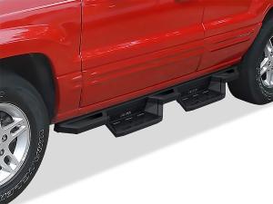 1999-2004 Jeep Grand Cherokee 4-Door APS Stainless Steel with 6061 Aluminum Step Pad Both Sides Nerf Bar ST