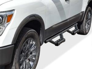 2004-2025 Nissan Titan Crew Cab (Exl. APS Stainless Steel with 6061 Aluminum Step Pad Both Sides Nerf Bar M3