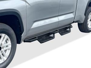 2022-2025 Toyota Tundra Double Cab APS Stainless Steel with 6061 Aluminum Step Pad Both Sides Nerf Bar ST