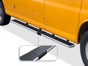 2003-2025 Chevy Express/GMC Savana 1500/2500/3500 Van (Full Size) For 3-Door Models Only APS Stainless Steel Both Sides iStep 6 Inch Van v3