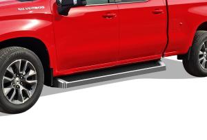 2019-2025 Chevy Silverado 1500 Crew Cab APS 6061 Aircraft Aluminum Both Sides iRunning Board