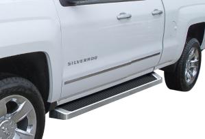 2007-2018 Chevy/GMC Silverado/Sierra 1500 Extended Cab/Double Cab (Incl. APS 6061 Aircraft Aluminum Both Sides iRunning Board