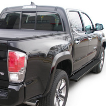 05-16 Toyota Tacoma ( Double Cab ) APS iStep Running Boards - 5 Inch, Black Finish