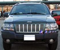99-04 Grand Cherokee APS Polished Aluminum Main Upper Grille