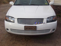 04-06 Sentra All Models APS Polished Aluminum Main Upper Grille