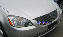 02-04 Altima APS Polished Aluminum Main Upper Grille