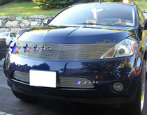03-08 Murano APS Polished Aluminum Lower Bumper Grille