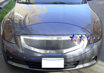 07-09 Altima Coupe APS Polished Aluminum Main Upper Grille