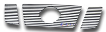 08-10 Titan Logo Show APS Polished Aluminum Main Upper Grille