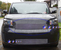 08-10 XB Logo Covered APS Polished Aluminum Main Upper Grille