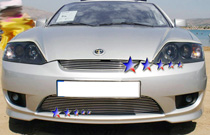 05-06 Tiburon APS Polished Aluminum Lower Bumper Grille