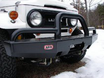 69-85 Toyota Land Cruiser Base ARB Custom Front Bumper - Bull Bar Winch Mount 40 Series (Front) (Paintable)