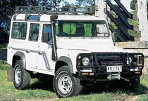 94-97 Land Rover Defender 90 Base ARB Custom Front Bumper - Bull Bar Winch Mount Automatic Trans. Equipped Veh. Require Modification (Front) (Paintable)