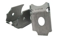 Universal Artec Industries ART Brackets - Lower Link Axle Brackets (Pair) 22 Deg (3 1/2 In Axle Diameter)