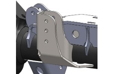 Universal Artec Industries ART Brackets - Raised Tracbar Bracket For 3 1/2 In Diameter Front Axle