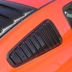 2005-2009 Mustang  Astra Hammond ABS Side Window Louvers - Small
