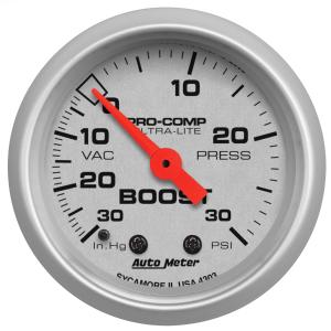 All Jeeps (Universal), Universal - Fits all Vehicles Auto Meter Gauges - Ultra-Lite Series Mechanical Gauge