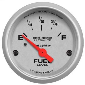 All Jeeps (Universal), Universal - Fits all Vehicles Auto Meter Gauges - Ultra-Lite Series Electric Gauge