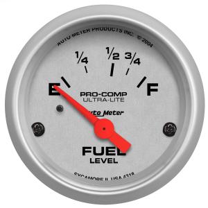 All Jeeps (Universal), Universal - Fits all Vehicles Auto Meter Gauges - Ultra-Lite Series Electric Gauge