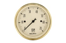 Universal Auto Meter AM Golden Oldies Gauges - AutoMeter Golden Oldies 3-1/8in 0-7k Tachometer