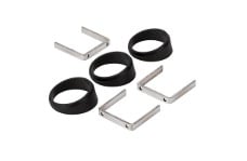 Universal Auto Meter AM Pod Mounts - Autometer or Autogage 2-1/16in Black Angle Rings -- 3 Pack